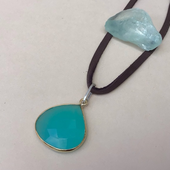 Chalcedony Sundance Charm Necklace - Picture 5 of 9